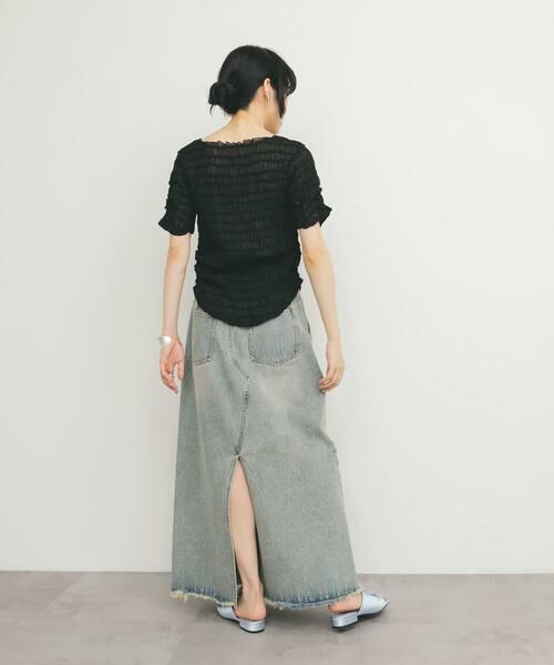 KBF / ケービーエフ Tシャツ | シャーリングシアートップス | 詳細29