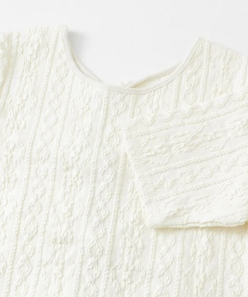 KBF / ケービーエフ Tシャツ | 2WAYケーブルジャカードトップス | 詳細10