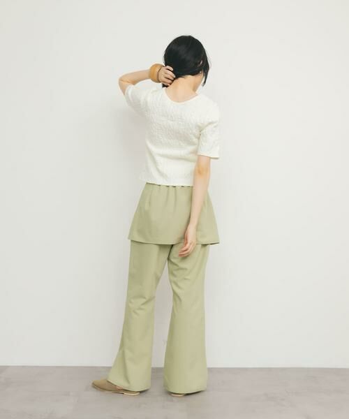 KBF / ケービーエフ Tシャツ | 2WAYケーブルジャカードトップス | 詳細8