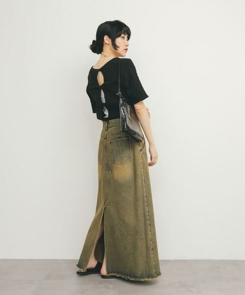 KBF / ケービーエフ Tシャツ | 2WAYケーブルジャカードトップス | 詳細16