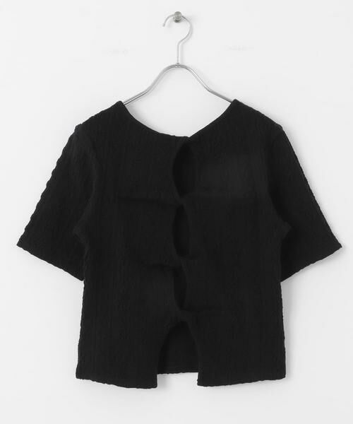 KBF / ケービーエフ Tシャツ | 2WAYケーブルジャカードトップス | 詳細18