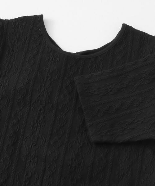 KBF / ケービーエフ Tシャツ | 2WAYケーブルジャカードトップス | 詳細19