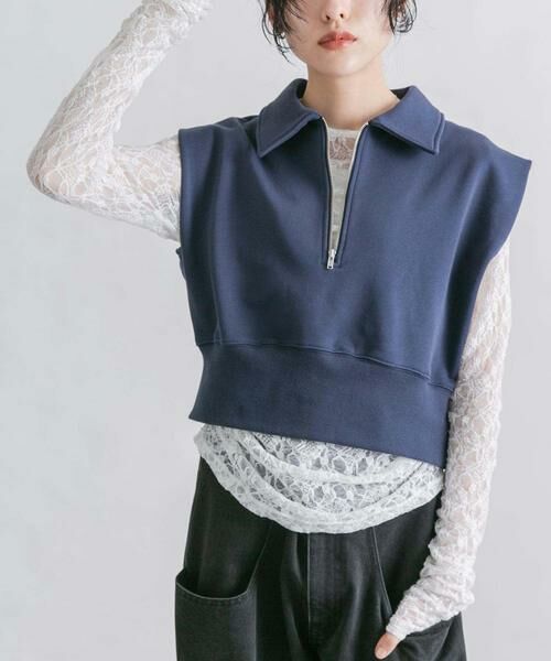 KBF / ケービーエフ スウェット | ショルダータックZIPスウェット | 詳細19