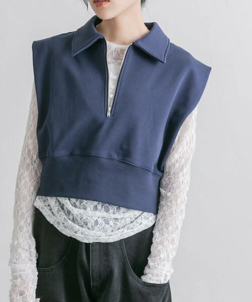 KBF / ケービーエフ スウェット | ショルダータックZIPスウェット | 詳細21