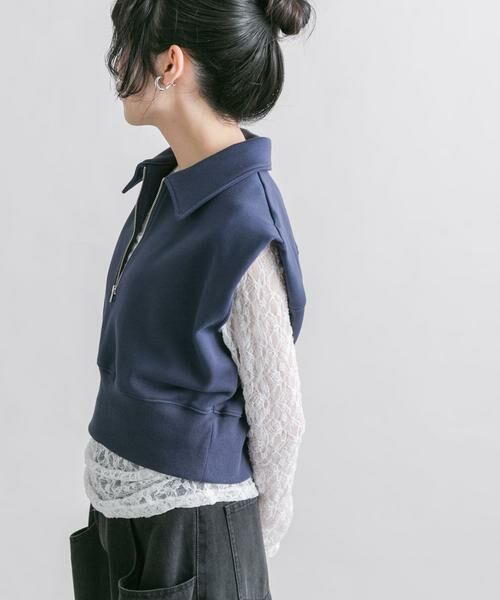 KBF / ケービーエフ スウェット | ショルダータックZIPスウェット | 詳細22