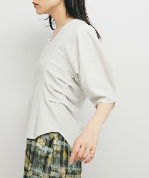 KBF / ケービーエフ Tシャツ | Uネックブークレトップス | 詳細15