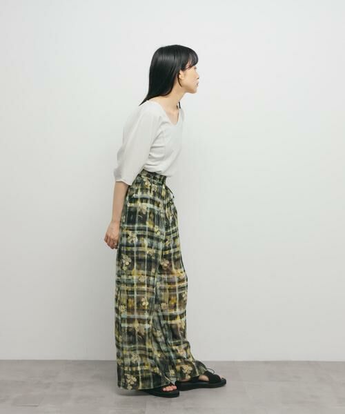 KBF / ケービーエフ Tシャツ | Uネックブークレトップス | 詳細19