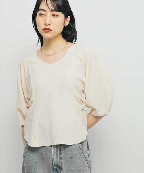 KBF / ケービーエフ Tシャツ | Uネックブークレトップス | 詳細23