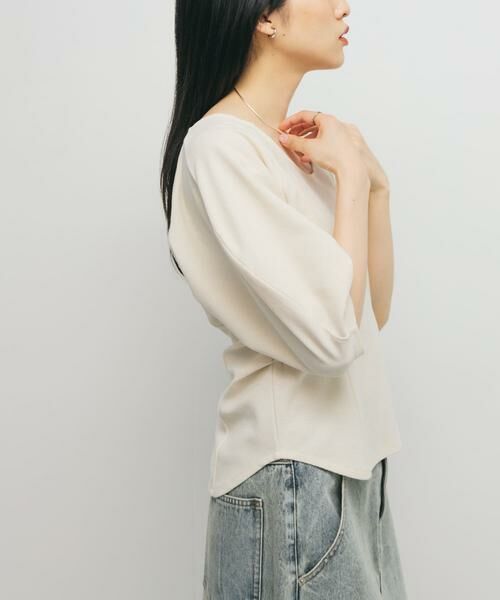 KBF / ケービーエフ Tシャツ | Uネックブークレトップス | 詳細26