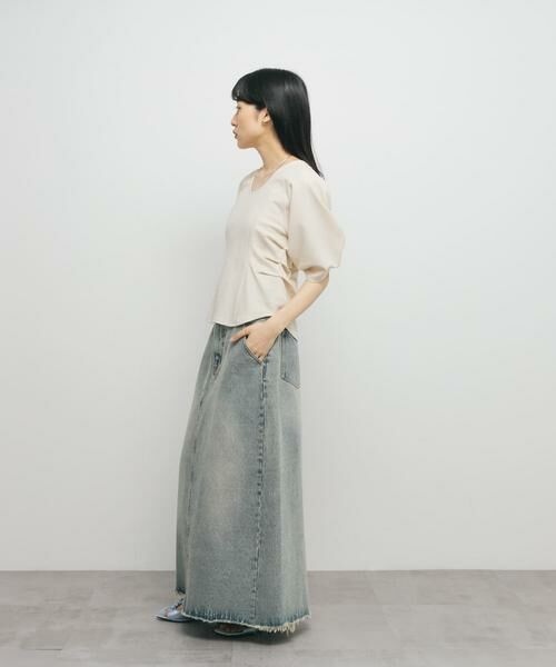 KBF / ケービーエフ Tシャツ | Uネックブークレトップス | 詳細29