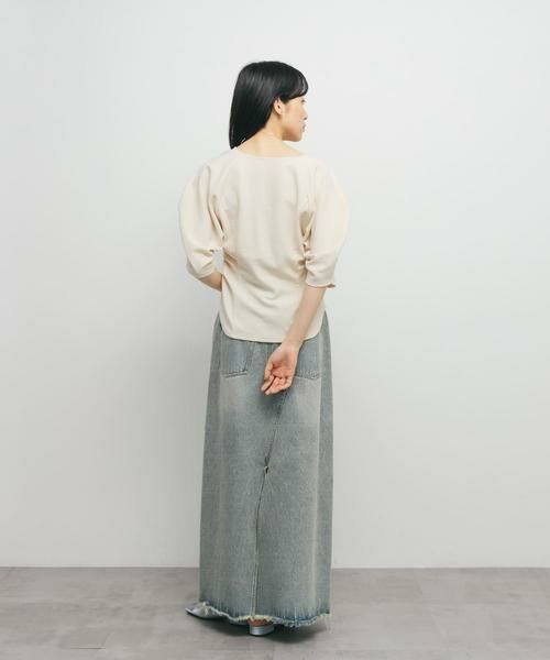 KBF / ケービーエフ Tシャツ | Uネックブークレトップス | 詳細30