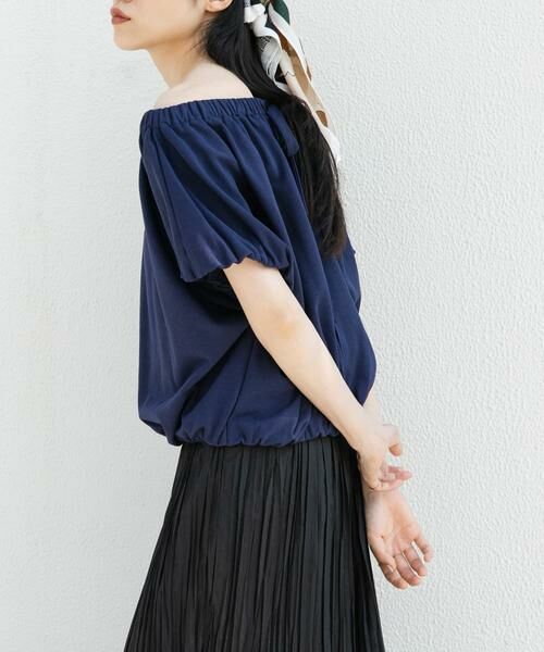 KBF / ケービーエフ スウェット | リボンギャザースウェット | 詳細2