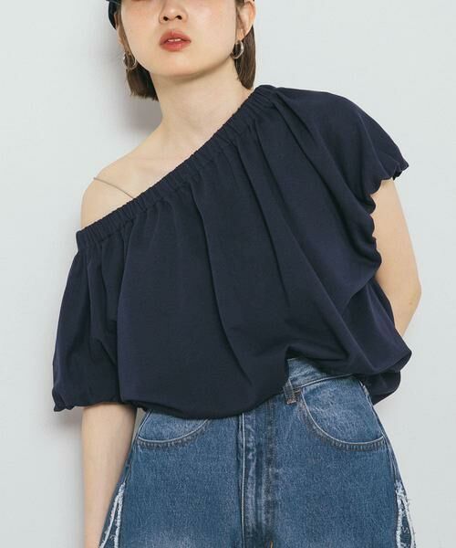 KBF / ケービーエフ スウェット | リボンギャザースウェット | 詳細4