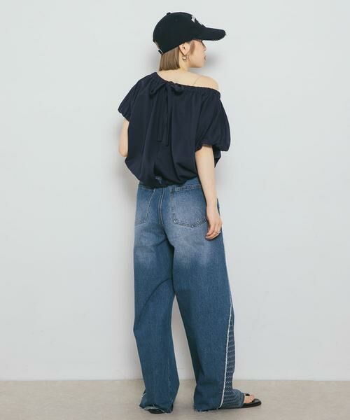 KBF / ケービーエフ スウェット | リボンギャザースウェット | 詳細7