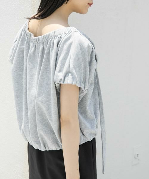 KBF / ケービーエフ スウェット | リボンギャザースウェット | 詳細14