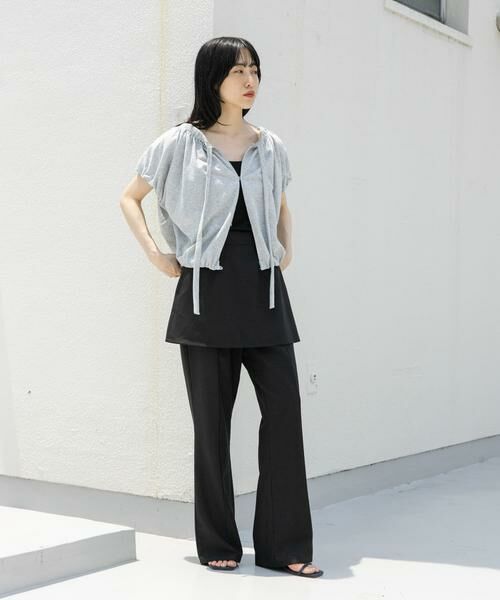 KBF / ケービーエフ スウェット | リボンギャザースウェット | 詳細15