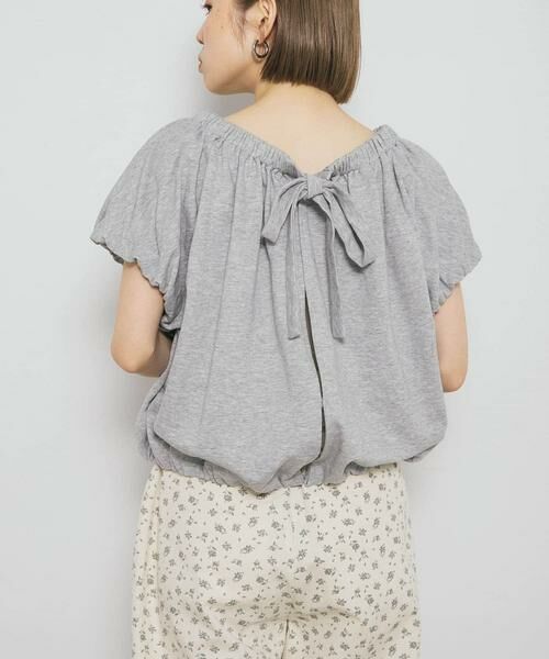 KBF / ケービーエフ スウェット | リボンギャザースウェット | 詳細16