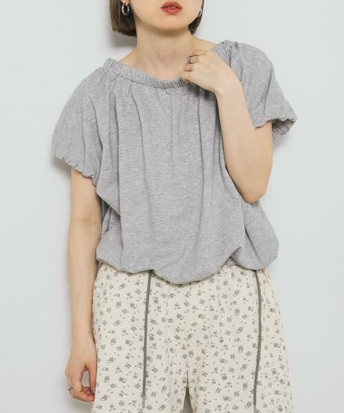 KBF / ケービーエフ スウェット | リボンギャザースウェット | 詳細17