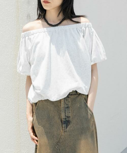 KBF / ケービーエフ スウェット | リボンギャザースウェット | 詳細23