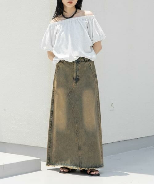 KBF / ケービーエフ スウェット | リボンギャザースウェット | 詳細25