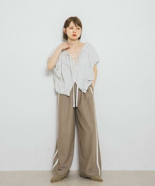 KBF / ケービーエフ スウェット | リボンギャザースウェット | 詳細27