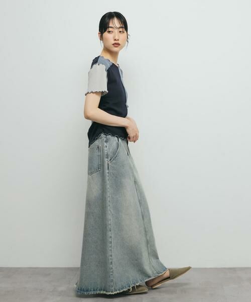 KBF / ケービーエフ Tシャツ | MIXカラーパッチワークカットソー | 詳細14