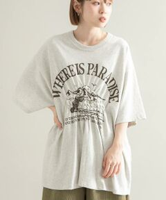 KBF / ケービーエフ Tシャツ | シャーリングプリントTEE