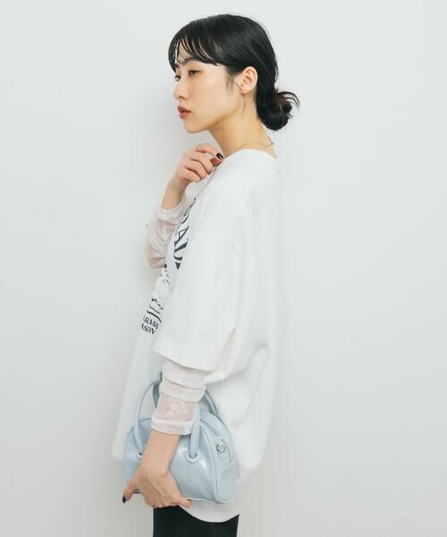 KBF / ケービーエフ Tシャツ | シャーリングプリントTEE | 詳細4