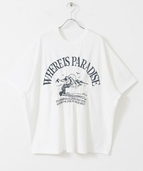 KBF / ケービーエフ Tシャツ | シャーリングプリントTEE | 詳細7