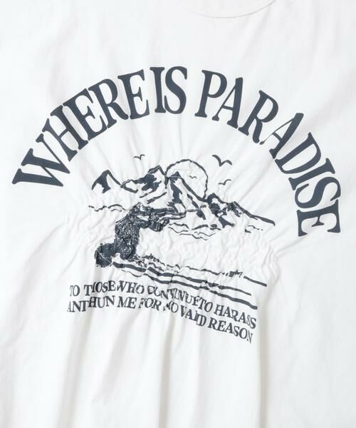 KBF / ケービーエフ Tシャツ | シャーリングプリントTEE | 詳細8