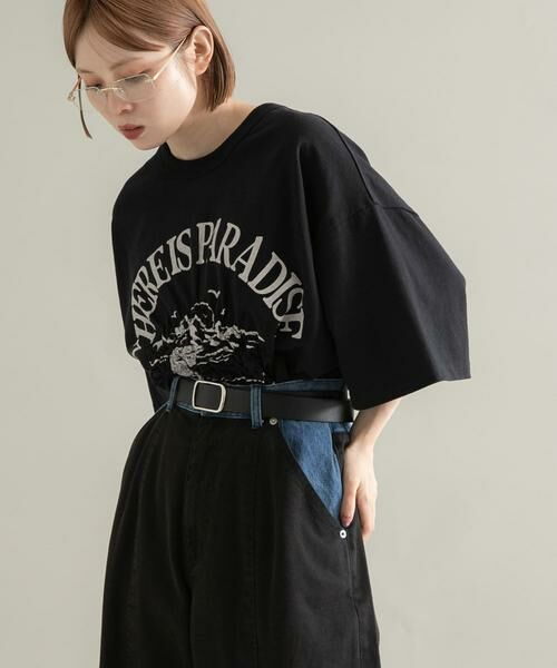 KBF / ケービーエフ Tシャツ | シャーリングプリントTEE | 詳細10