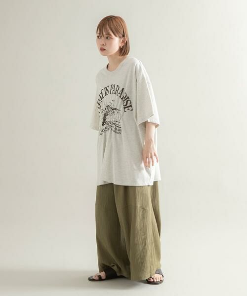 KBF / ケービーエフ Tシャツ | シャーリングプリントTEE | 詳細19