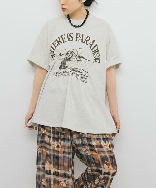 KBF / ケービーエフ Tシャツ | シャーリングプリントTEE | 詳細20