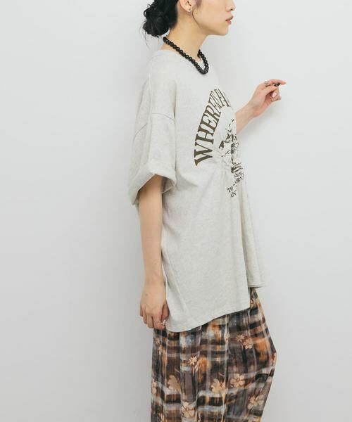 KBF / ケービーエフ Tシャツ | シャーリングプリントTEE | 詳細21