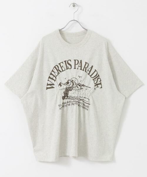 KBF / ケービーエフ Tシャツ | シャーリングプリントTEE | 詳細24