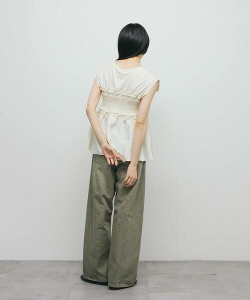 KBF / ケービーエフ Tシャツ | フリルドッキングカットソー | 詳細6