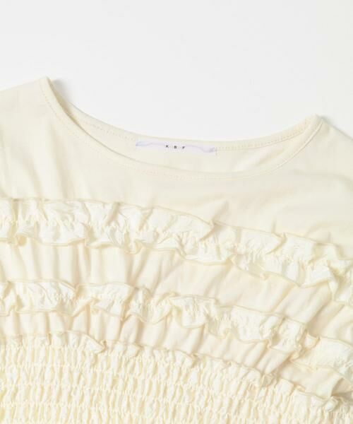 KBF / ケービーエフ Tシャツ | フリルドッキングカットソー | 詳細8