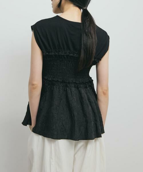 KBF / ケービーエフ Tシャツ | フリルドッキングカットソー | 詳細15