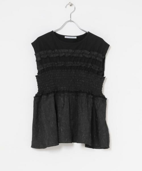 KBF / ケービーエフ Tシャツ | フリルドッキングカットソー | 詳細18