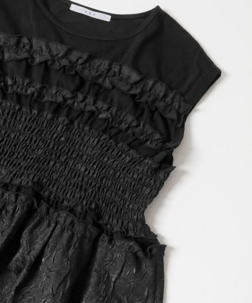 KBF / ケービーエフ Tシャツ | フリルドッキングカットソー | 詳細19