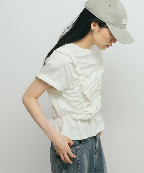 KBF / ケービーエフ Tシャツ | シャーリングデザインTEE | 詳細13