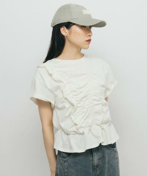 KBF / ケービーエフ Tシャツ | シャーリングデザインTEE | 詳細16