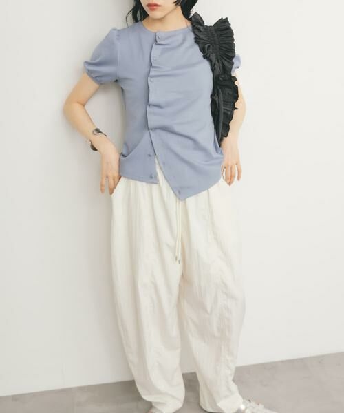 KBF / ケービーエフ Tシャツ | アシメトリーデザインカットソー | 詳細5