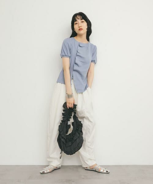 KBF / ケービーエフ Tシャツ | アシメトリーデザインカットソー | 詳細6