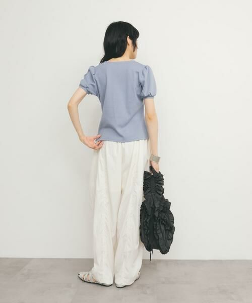 KBF / ケービーエフ Tシャツ | アシメトリーデザインカットソー | 詳細7