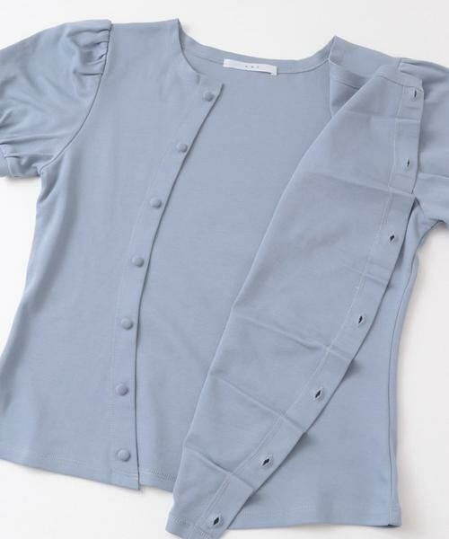 KBF / ケービーエフ Tシャツ | アシメトリーデザインカットソー | 詳細9