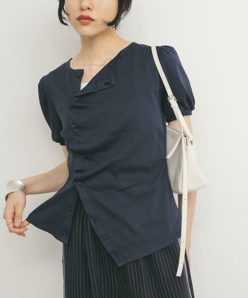 KBF / ケービーエフ Tシャツ | アシメトリーデザインカットソー | 詳細15