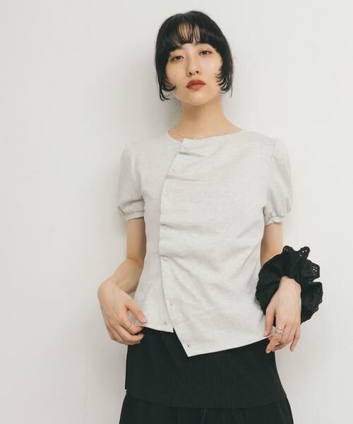 KBF / ケービーエフ Tシャツ | アシメトリーデザインカットソー | 詳細25
