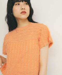 KBF / ケービーエフ ニット・セーター | ミニフリンジニットTEE