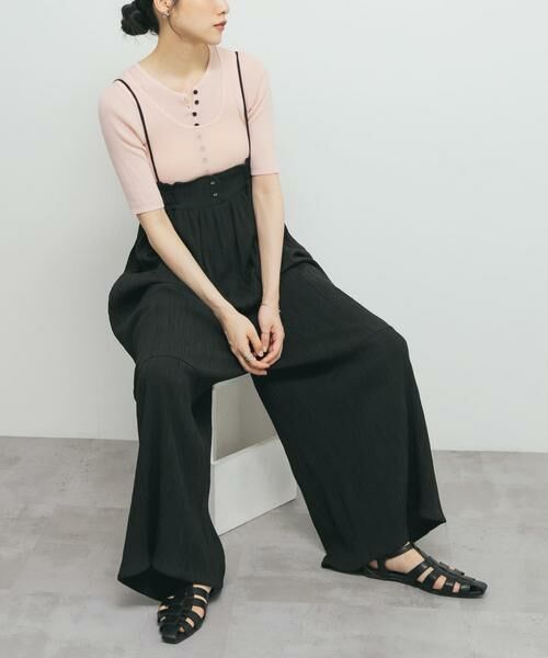 KBF / ケービーエフ ニット・セーター | フロントボタンレイヤードニット | 詳細15